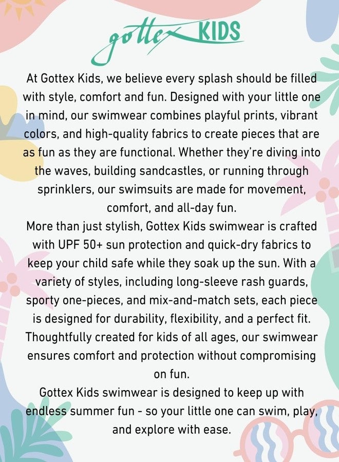 Gottex Kids Sparkles Cut Out Cross Strap One Piece Swimsuit Chlorine Fade Resistant and Built-in UPF UV 50+ Protection Turquoise - Image 5