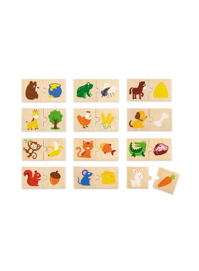 Viga Animal Feeding Puzzle Set - Image 2