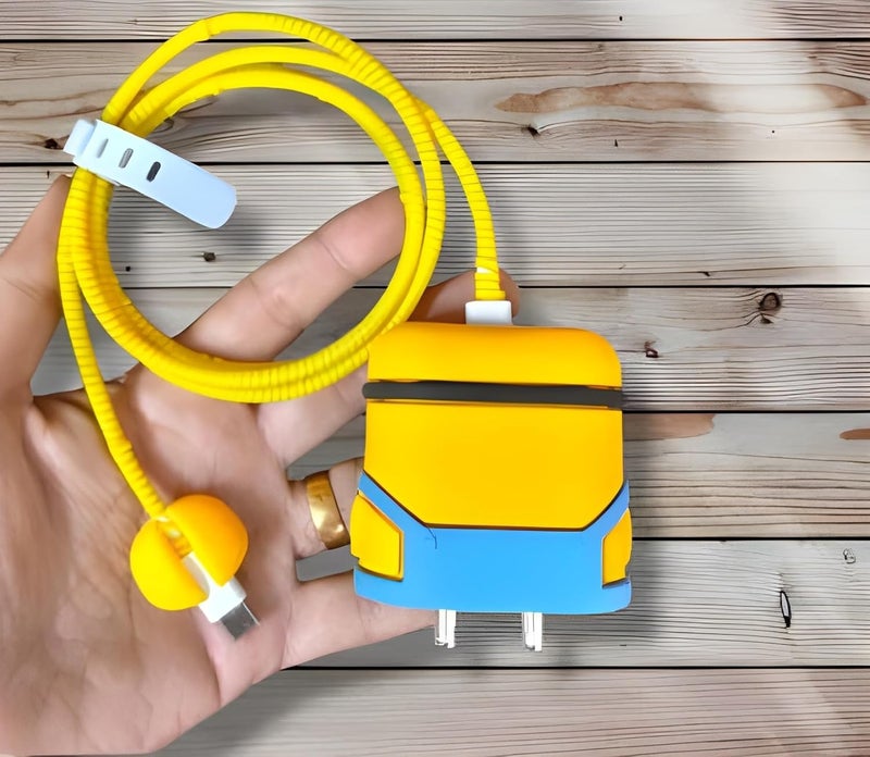 Like Star غطاء حماية 4 في 1 متوافق مع شاحن أبل 20 واط/18 واط USB-C - Image 2