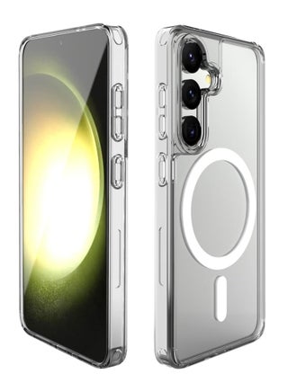 XLogiX for Samsung Galaxy S25 Clear Case with MagSafe – Ultra Slim, Shockproof, Crystal Clear Protection, Strong Magnetic Case Compatible with MagSafe (Clear). - pzsku/ZA2886D3272867C88A844Z/45/_/1739985789/b6b34fd4-3c0c-4aa1-8021-27b1850f13af