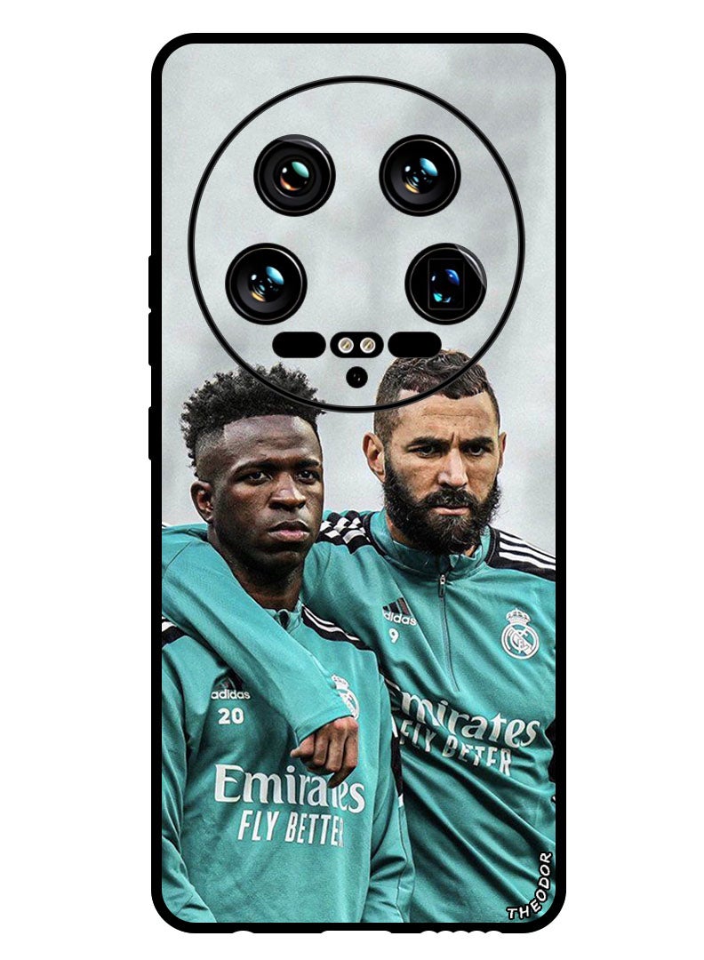 Theodor Protective Case Anti Scratch Shock Proof Bumper Cover For Xiaomi 14 Ultra Benzema and Vinicius - Image 1