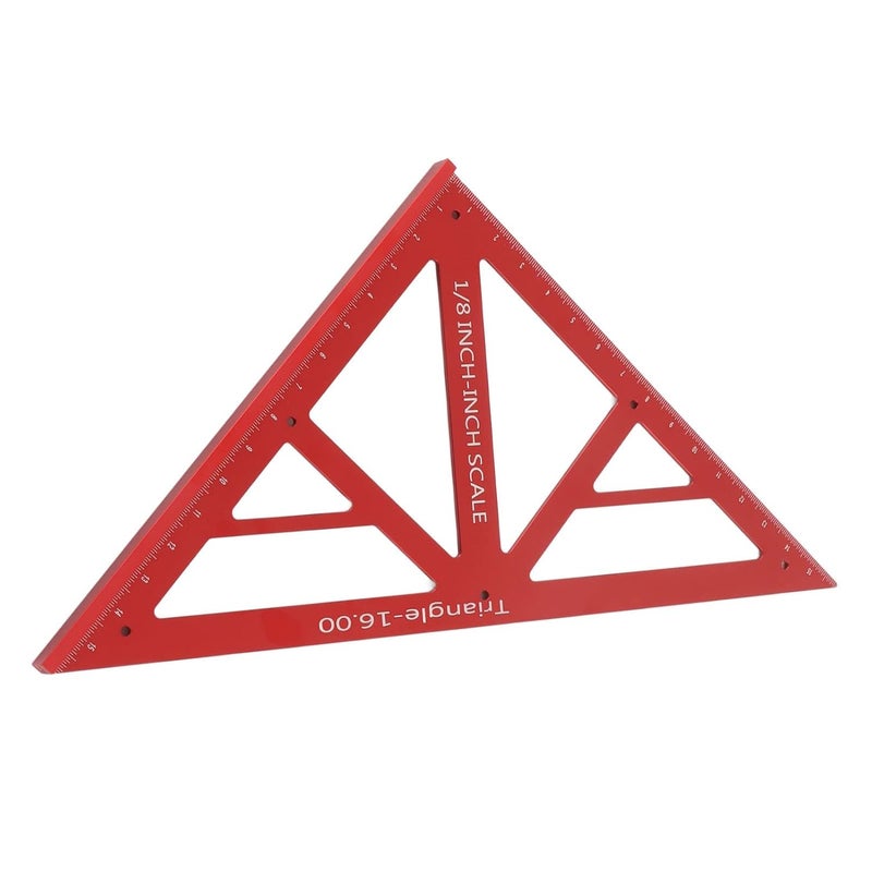 Aluminum Alloy Woodworking Ruler Multifunctional Measuring Tool for Accurate Marking - Image 4