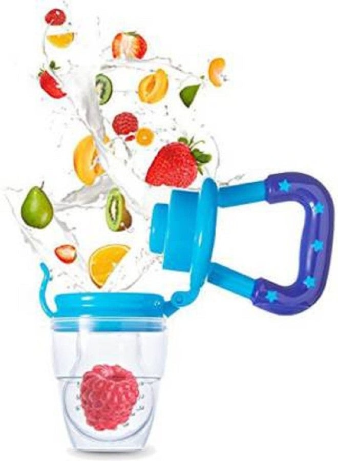 Lappu Baby Fruit Nibbler and Food Feeder for 6 to 12 Months Baby BPA Free with Baby 2 Pcs Hot Sensitive Spoon (Combo Saver) (Multi6) - Image 3