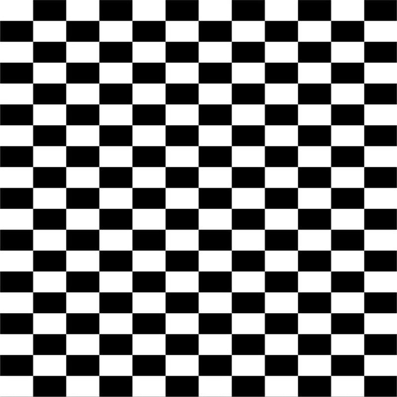 Laeacco 8X8FT Black and White Checkered Background Abstract Party Banner Home Decoration Photo Studio Prop - Image 1