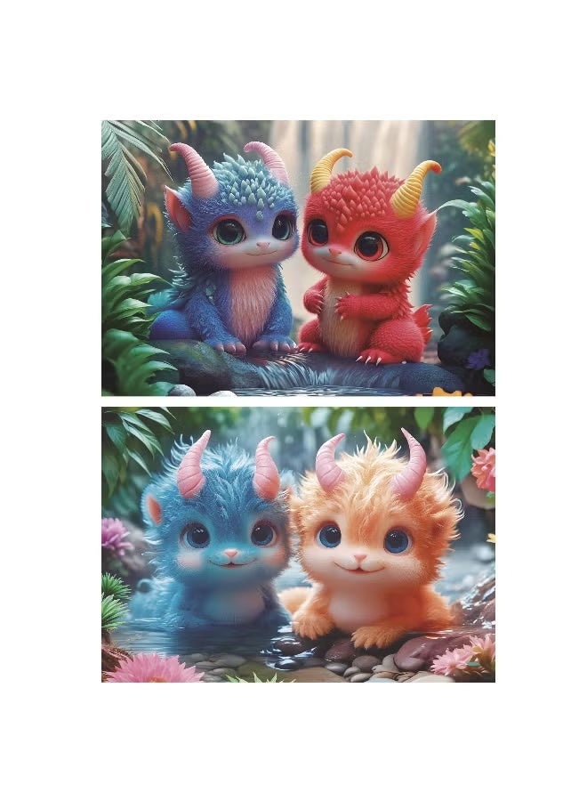 Educa 2X100 Cute Monsters - Image 3