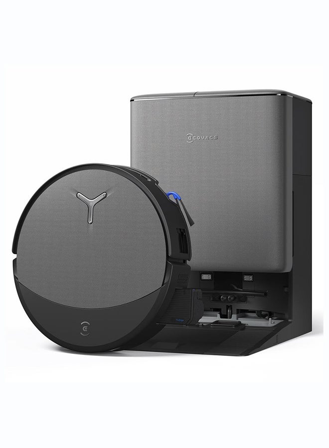 إيكوفاكس روبوت تنظيف وممسحة ECOVACS DEEBOT T90 OMNI بقاعدة تفريغ وتنظيف ذاتية، قوة شفط 30,000 باسكال، تقنية TruEdge 3.0 لتنظيف الحواف والزوايا، نظام OZMO Roller 3.0 للمسح العميق، تقنية ZeroTangle 4.0 لمنع تشابك الشعر، تنظيف بالماء الساخن 75°م، مساعد ذكي YIKO بالذكاء الاصطناعي، تفريغ تلقائي للأتربة، أسود 2000 W T90 Omni أسود - Image 1