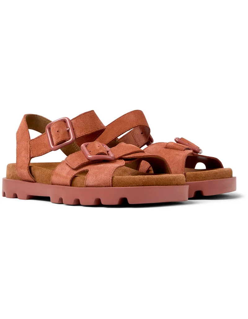 Camper Brutus Sandal, Women Sandal, Red