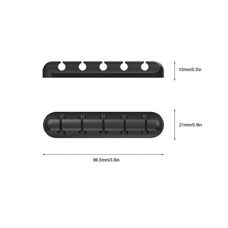 Desktop Cable Organizer, Cable Fixer, Silicone Cable Winder, Premium Data Cable Organizer, Charging Cable Organizer, Power Cord Organizer - Image 5