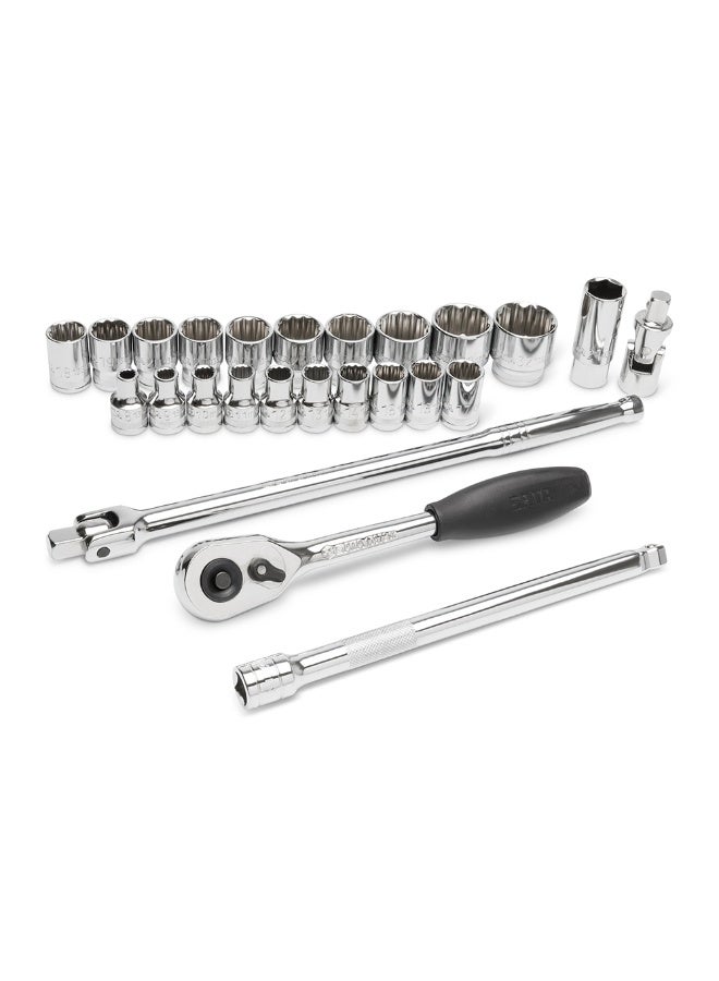 SATA ST09092ME-12 25-Piece 1/2" Drive 12 Point Metric Socket Set - Image 4