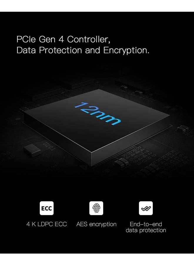 Predator - Predator GM7000 2TB M.2 SSD 2280 NVMe Gen4 Internal Gaming SSD, Compatible with PS5 Up to 7400MB/s - BL.9BWWR.106 - Image 1