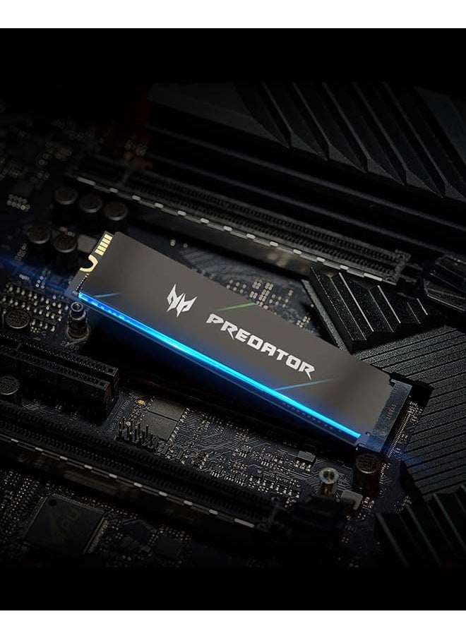 Predator - Predator GM7000 2TB M.2 SSD 2280 NVMe Gen4 Internal Gaming SSD, Compatible with PS5 Up to 7400MB/s - BL.9BWWR.106 - Image 1