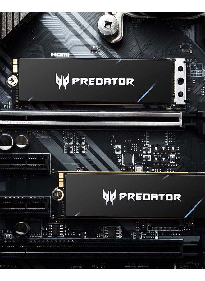 Predator - Predator GM7000 2TB M.2 SSD 2280 NVMe Gen4 Internal Gaming SSD, Compatible with PS5 Up to 7400MB/s - BL.9BWWR.106 - Image 1