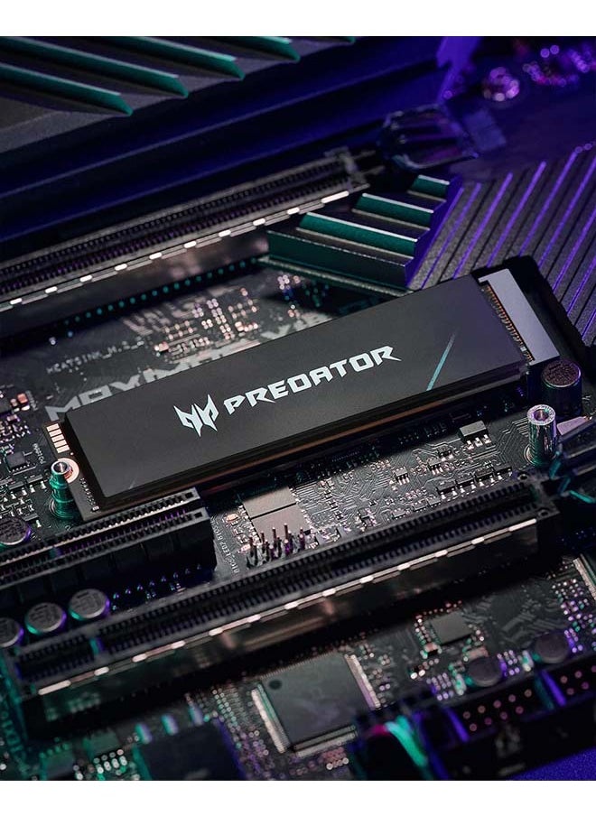 Predator - Predator GM7000 2TB M.2 SSD 2280 NVMe Gen4 Internal Gaming SSD, Compatible with PS5 Up to 7400MB/s - BL.9BWWR.106 - Image 1
