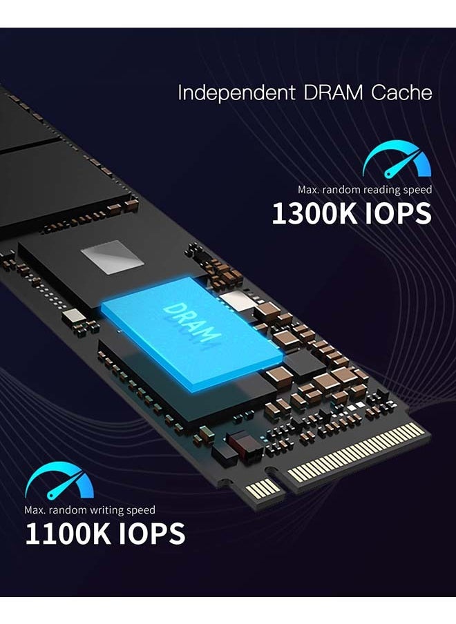 Predator - Predator GM7000 2TB M.2 SSD 2280 NVMe Gen4 Internal Gaming SSD, Compatible with PS5 Up to 7400MB/s - BL.9BWWR.106 - Image 1