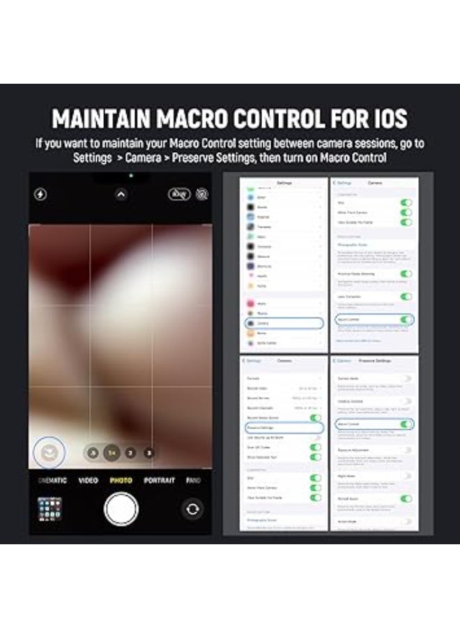 نيوير مجهر جوال 45X بعدسة مكبرة قابلة لإعادة الشحن مزود بضوء LED وبطارية 50 مللي أمبير، مناسب للوحة خلفية ملولبة مقاس 17 ملم، متوافق مع هواتف آيفون وسامسونج، مزود بكابل شحن Type-C ومحول عدسة 17 ملم، موديل LS-32 – عدسة تكبير للهاتف – مجهر جوال – عدسة تصوير احترافية – اكسسوارات كاميرا الهاتف - Image 4