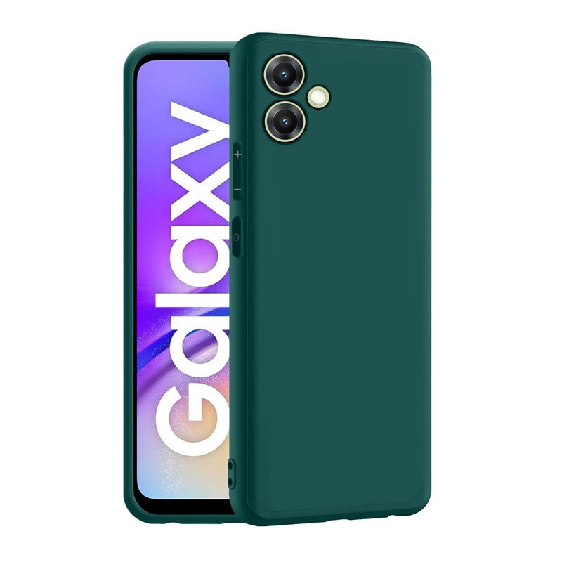 Cedo Samsung Galaxy A05 / F05 / M05 (4G) Back Cover | Camera Bump Protection & Inner Velvet Fabric Lining | Ultra Slim Matte Soft Rubberised Case Cover (Green) - Image 1