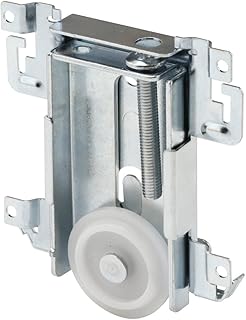 Prime-Line PRIME-LINE Prime-Line MP6790 Mirror Door Roller Assembly, 1-7/16 in, Steel Housing, Flat Plastic Wheel, (single pack)  - Image 1