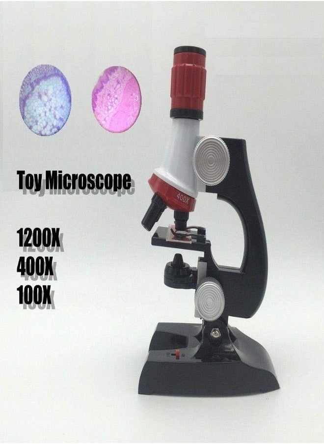 Microscope Real Educational Biological Microscope With Support Set  - Image 2