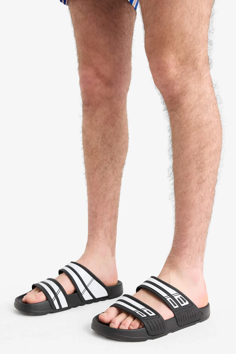 DeFacto Man Flat Sole Double Strap Eva Slippers