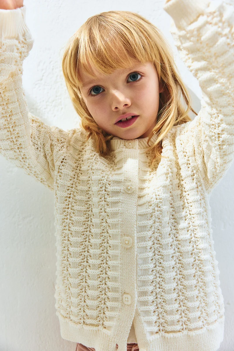 H&M Pointelle-knit cardigan