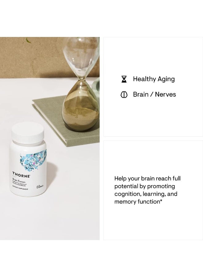 Thorne عوامل الدماغ - مستخلص فاكهة القهوة ونيكوتيناميد ريبوسيد، مكمل غذائي | 30 كبسولة - Image 4