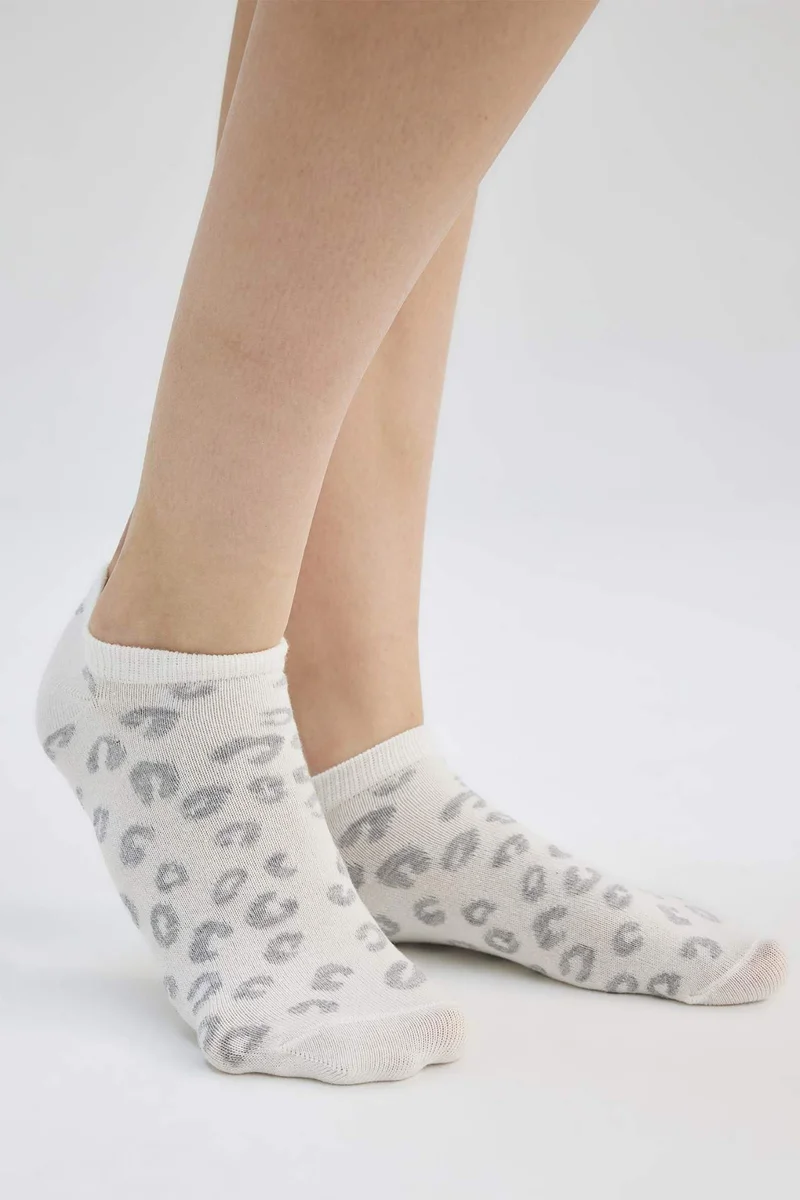Defacto  Women 3 Pack Cotton Booties Socks for Women | Best Price UAE