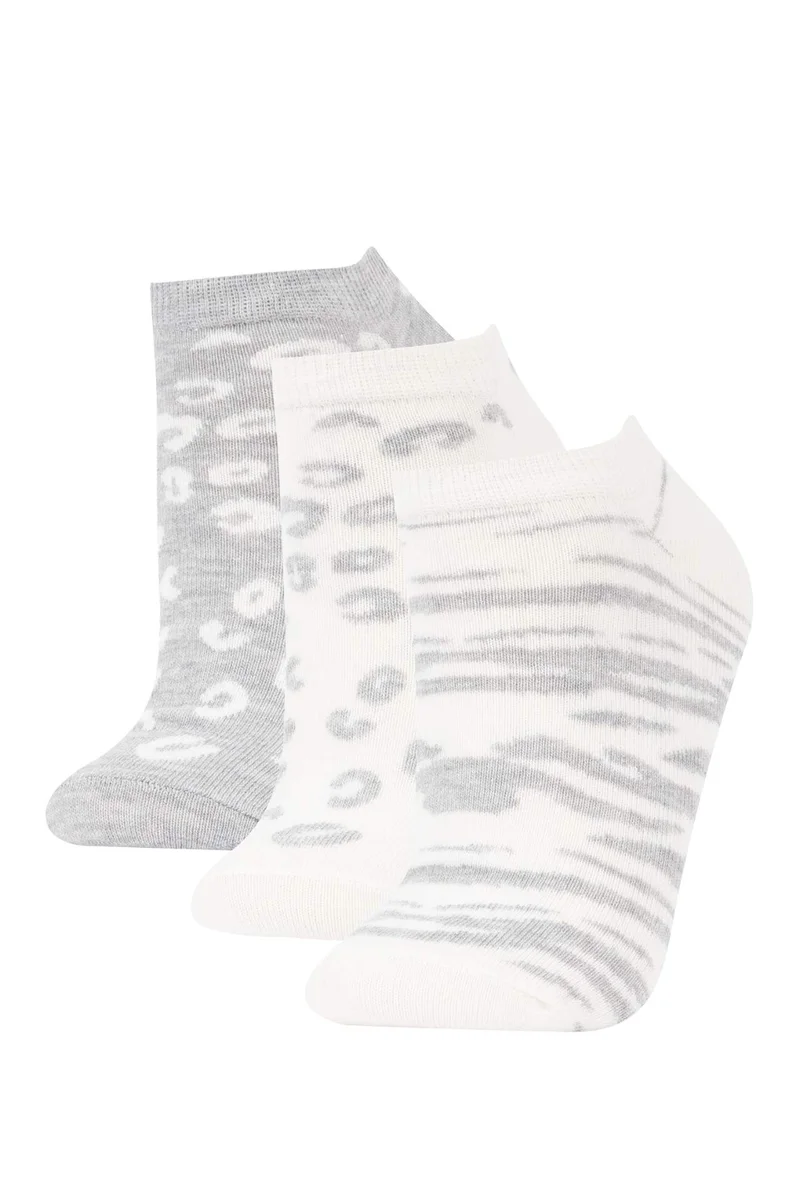 Women 3 Pack Cotton Booties Socks