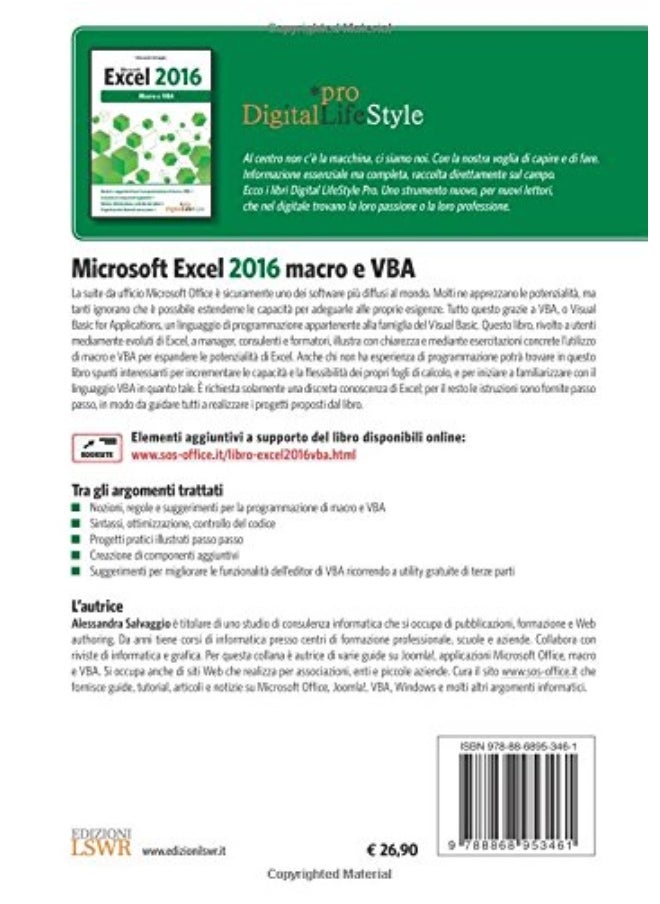 Microsoft Excel 2016. Macro e VBA - pzsku/ZA289CE90A302C51A9EB6Z/45/_/1737493812/464f55e8-d47e-4bd3-a9ac-775d2909be1d