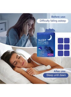 Sefudun Sleep Patches Sleep Support Patches for Men and Women Sleep Patches for Adults Extra Strength Insomnia Better All Natural Cruelty Free Sleep Aid Alternative 60 Patche  - Image 2
