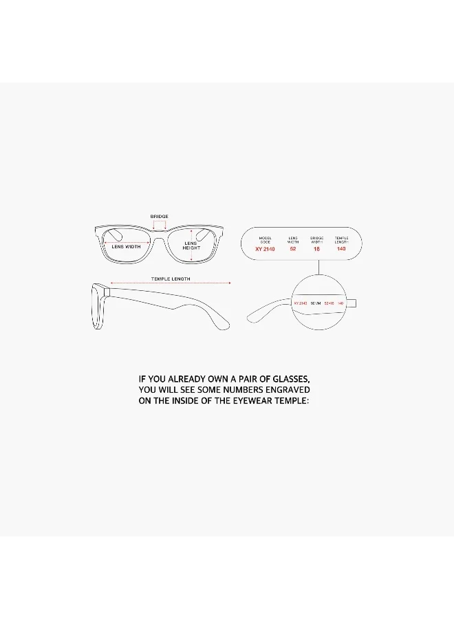 Babamio Kids Square Sunglasses in Navy Blue