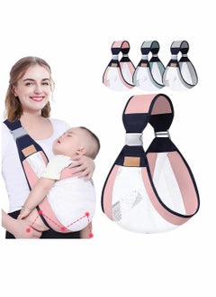 Baby Carriers, Ergonomic Baby Strap one Shoulder Labor-Saving Polyester Baby Half Wrapped Sling, Adjustable 3D Mesh Baby Carrier Wrap Shoulder Straps for Pool Beach (pink) - pzsku/ZA289EB62BA94E5B5B552Z/45/_/1683276543/6bc8b4dd-3544-43f0-8a8e-3bd5c5984cb7