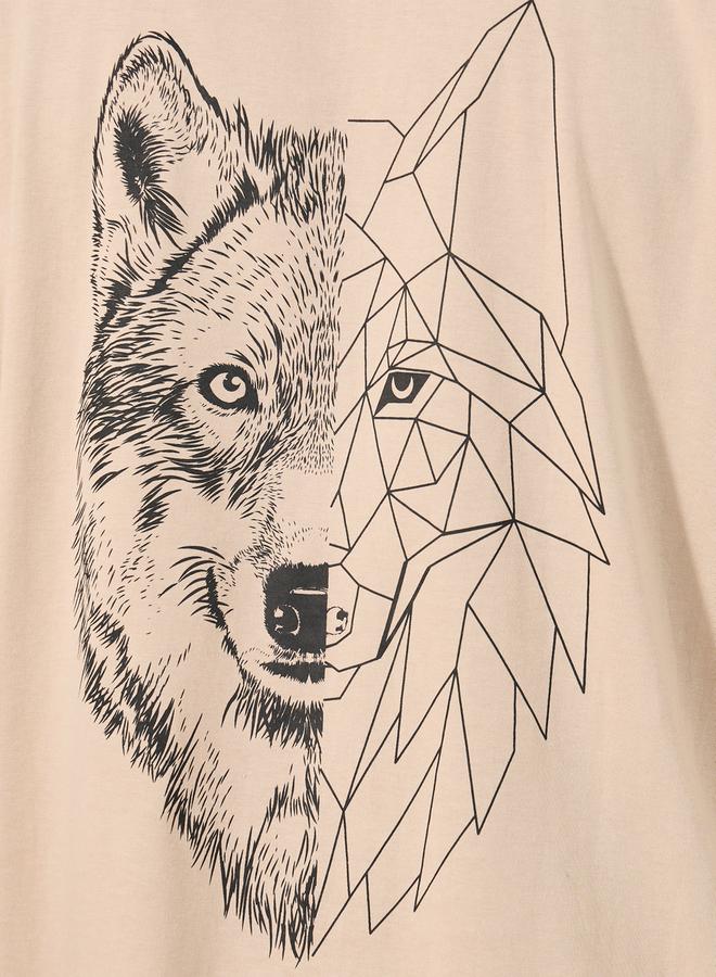 Styli Graphic Print Round Neck Oversized T-Shirt - Image 5