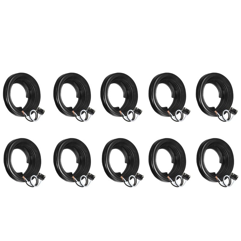 Partsam (10) Marker/Clearance Light 2 Prong Pigtails & Rubber Grommets