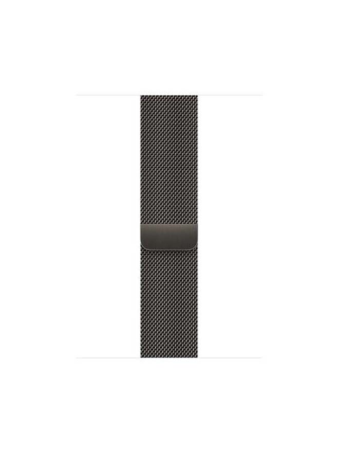 NIBEMINENT - Milanese Loop For Watch 7 45mm Graphite - Image 1