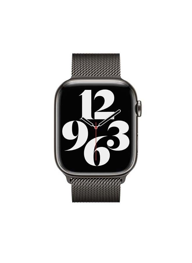 NIBEMINENT - Milanese Loop For Watch 7 45mm Graphite - Image 1