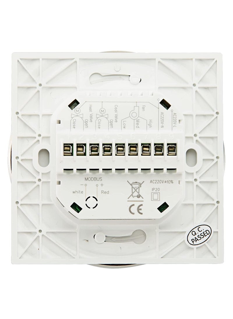 كليما - Smart Thermostat KL6200B شكل دائري ترموستات Wi-Fi شاشة لمس تحكم ذكي - Image 1