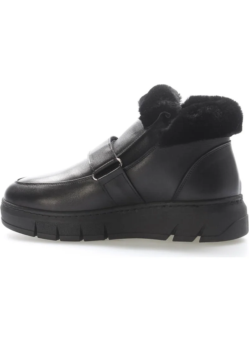 Fast Step Genuine Leather Fur Women's Classic Boots 916KZA3700