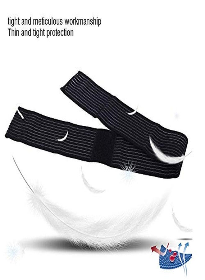 Zerone Ankle Brace, Adjustable Elastic Breathable Compression Ankle Support Wrap for Arthritis Reducing Swelling Achilles Tendonitis Injury Recovery(Black) - Image 4