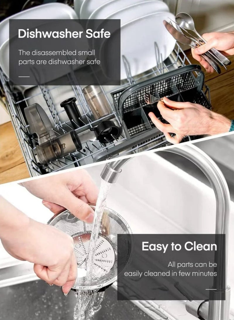 دينكس عصارة DX2071 - أطلق العنان للتغذية النقية والنكهة مع محرك قوي بقدرة 800 واط وتصميم سهل الاستخدام للحصول على نضارة يومية - Image 5