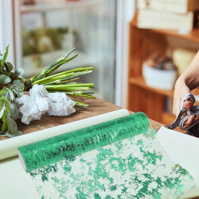 Grass Green Lace Mesh Table Runner for Wedding Dining Table Decoration Centerpiece - Image 3
