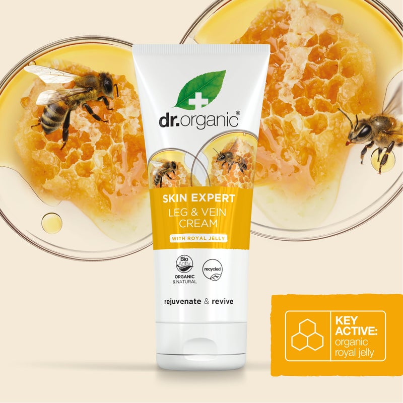 dr.organic Dr Organic Royal Jelly Leg & Vein Cream 200ml by Dr. Organic - Image 4
