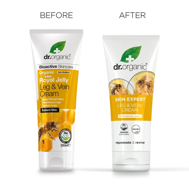 dr.organic Dr Organic Royal Jelly Leg & Vein Cream 200ml by Dr. Organic - Image 5