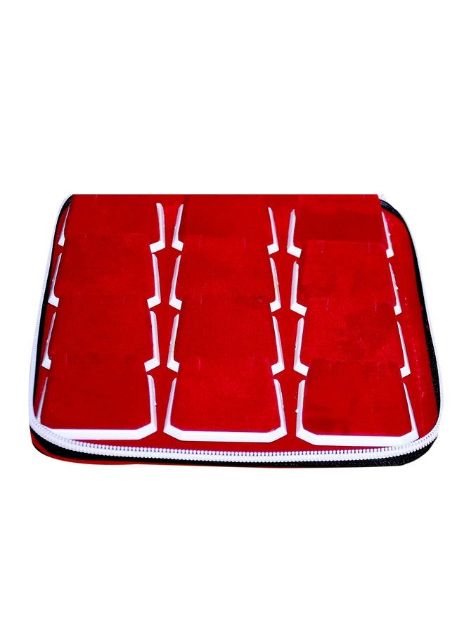 Box Queen Ideal Red Velvet 12 Set Earring Or Studs Big Jewellery Box For Women (Pack Of 1) (Size 8 * 7) - Image 3