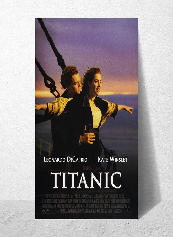 GRAY WALL Good Hope Titanic Movie Poster 12x18 Inch For wall Classic Leonardo & Kate Winslet Film Print Sticker Poster Vintage1997 Hollywood Movie Decor for Home, wall decor Office, bedroom, living Room decoration wallpaper stickers. - Image 3