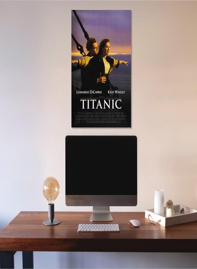 GRAY WALL Good Hope Titanic Movie Poster 12x18 Inch For wall Classic Leonardo & Kate Winslet Film Print Sticker Poster Vintage1997 Hollywood Movie Decor for Home, wall decor Office, bedroom, living Room decoration wallpaper stickers. - Image 2
