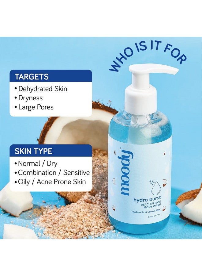  مودي غسول الجسم 7D Hydro Burst مع حمض الهيالورونيك ينعش البشرة وينظفها بعمق ويوفر ترطيبًا مكثفًا للبشرة اللطيفة ولجميع أنواع البشرة، بشرة أكثر نعومة ونعومة 200 مل - Image 5