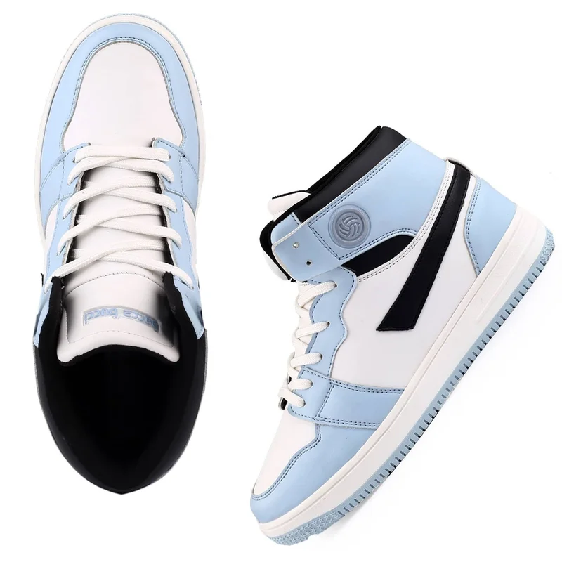 Bacca Bucci Blue Femme High-Top Harmony Sneakers for Women | Best Price UAE