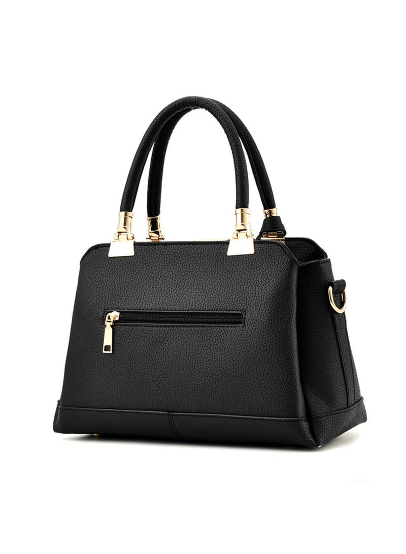 New black leather handbag  - Image 4