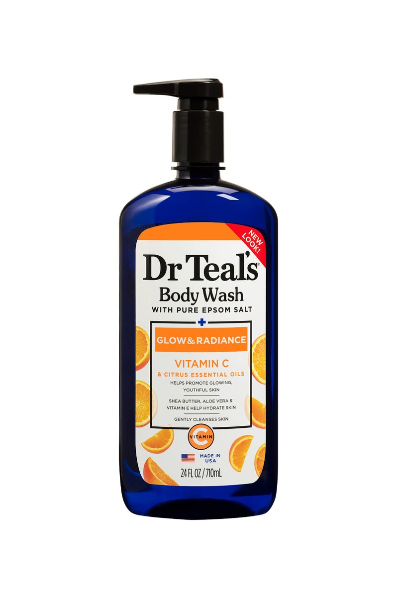 Dr Teal's Epsom Salt Body Wash - Vitamin C And  Citrus Oils - Image 1