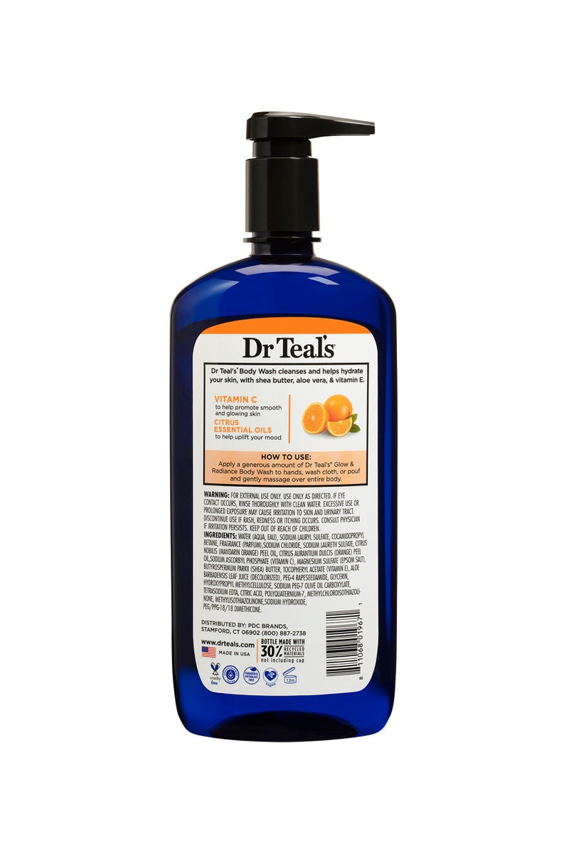 Dr Teal's Epsom Salt Body Wash - Vitamin C And  Citrus Oils - Image 2